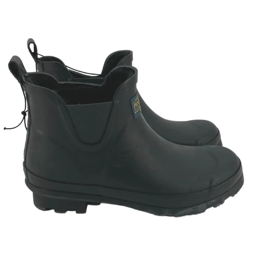 Pendleton | Women's Lined Rubber Chelsea Boots | Black | Various Sizes - Picture 4 of 7